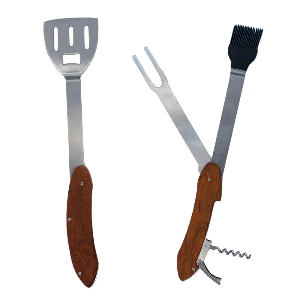 Lion Premium Grills 40 Inch L90000 Natural Gas Grill with 4 Ceramic Flame Tubes, Stainless Steel Door Drawer Combo, and 5 in 1 BBQ Tool Set Lion Premium Grills