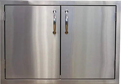 Lion Premium Grills 40 Inch L90000 Propane Gas Grill with USA Made 24 x 17 Inch Horizontal Stainless Steel Door Package Lion Premium Grills