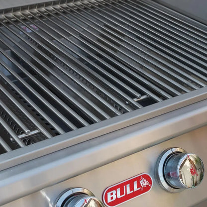 Bull Outlaw 30 Inch Natural Gas Grill Outdoor Kitchen Bundle with Side Burner, Double Door, and Refrigerator Bull Outdoor Products
