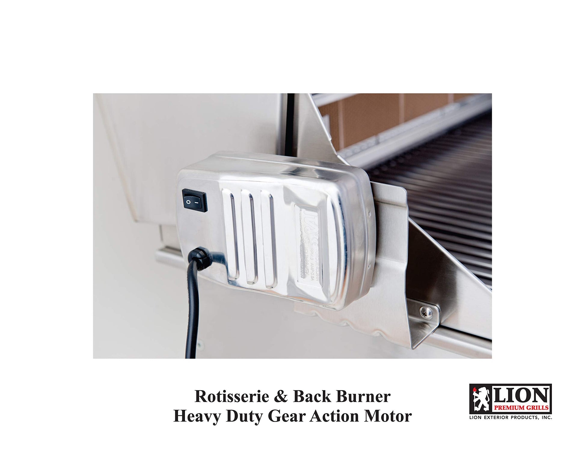 Lion Premium Grills 32 Inch L75000 Natural Gas Grill with USA Made 24 x 17 Inch Horizontal Stainless Steel Door Combo Package Lion Premium Grills