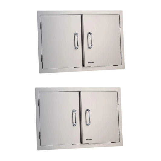 Bull Outdoor Products Stainless Steel Patio Grill Island Double Doors (2 Pack) Bull Outdoor Products