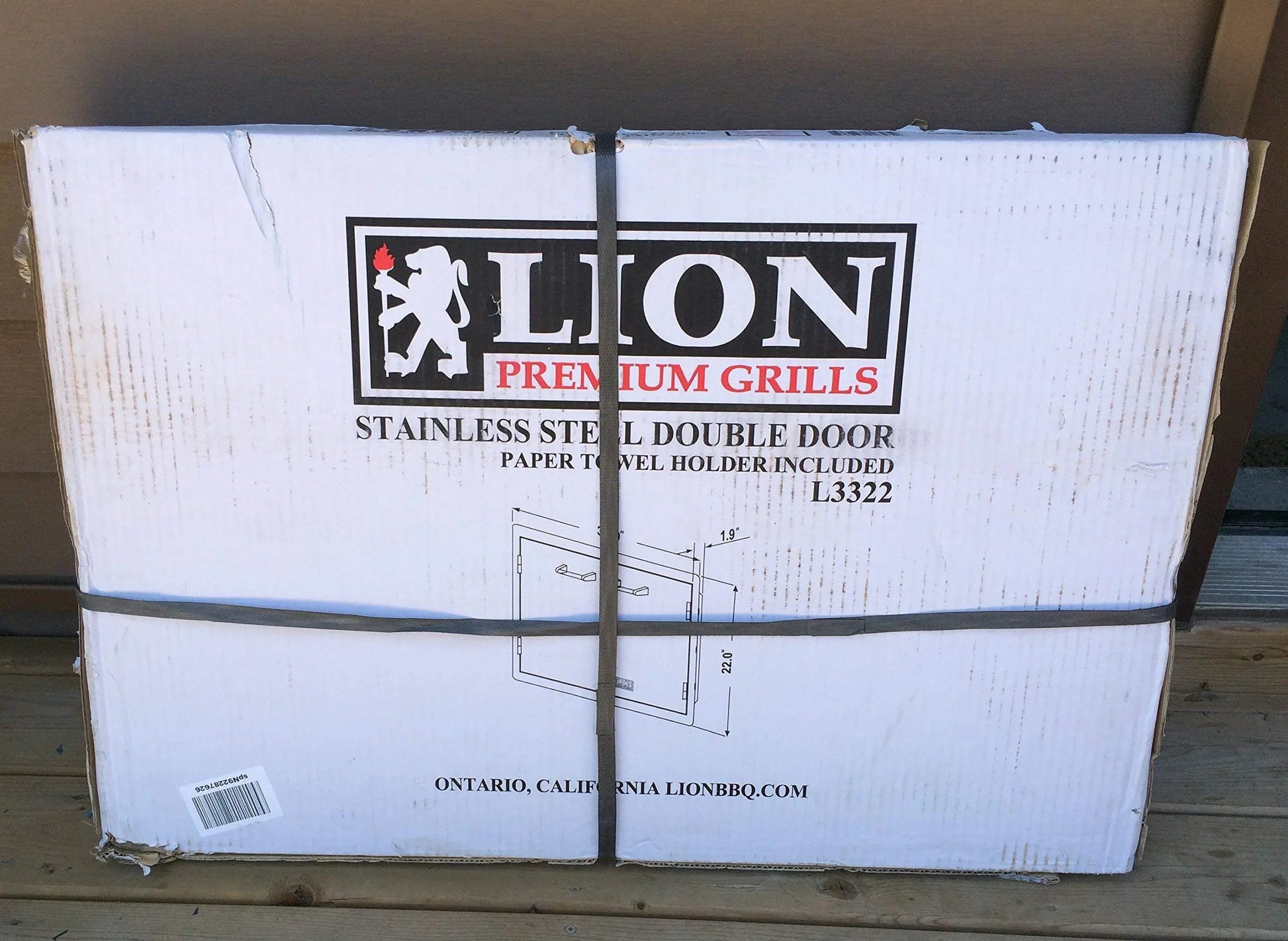 Lion Premium Grills L3322 Double Door 33"x22" Lion Premium Grills