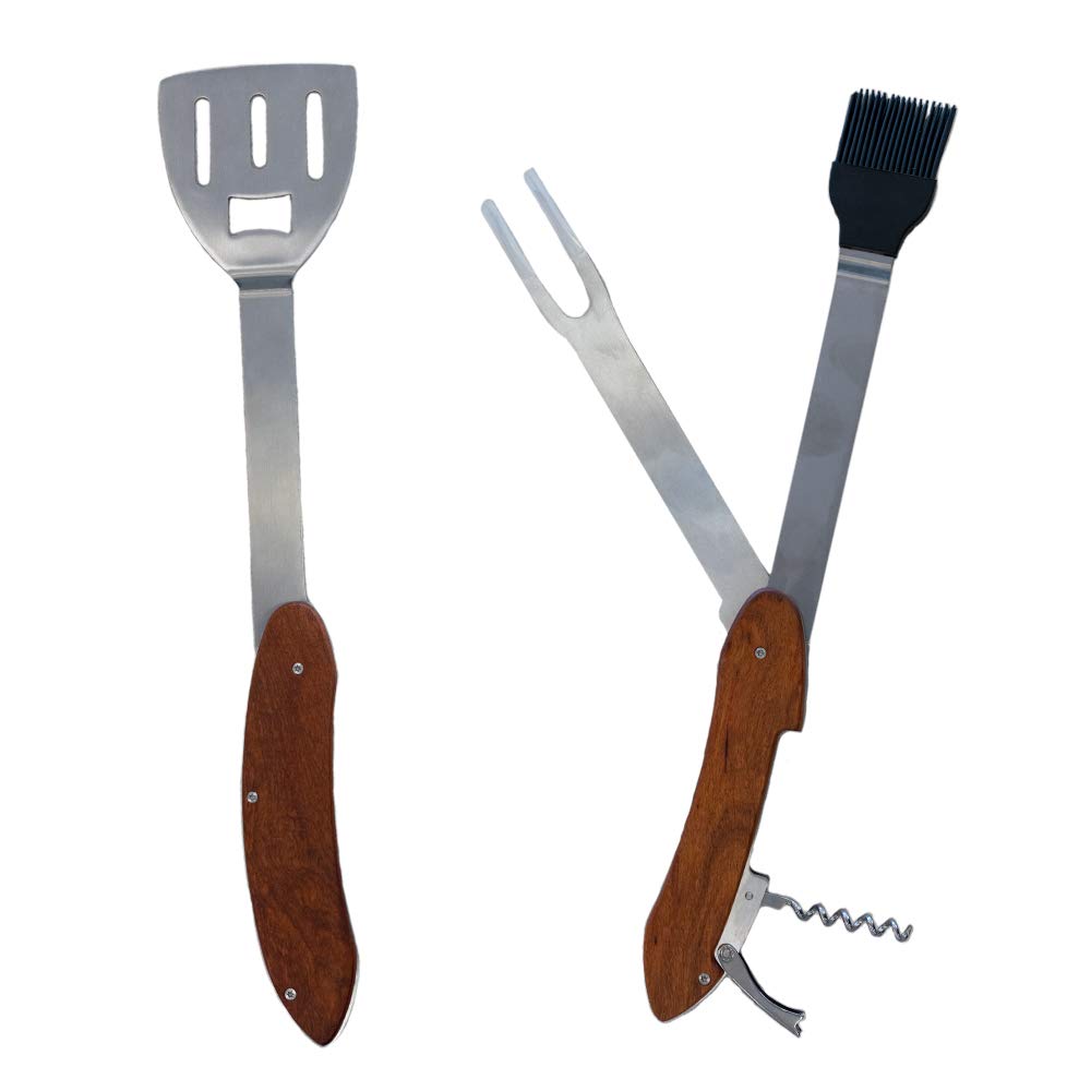 Lion Premium Grills 32 Inch L75000 Natural Gas Grill with USA Made 32 Inch Stainless Steel Double Door and Free Gourmet Package Lion Premium Grills