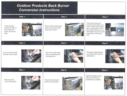 Bull BBQ Grill Conversion Kit 17469 OEM LP to Natural Gas Bull Outdoor Products