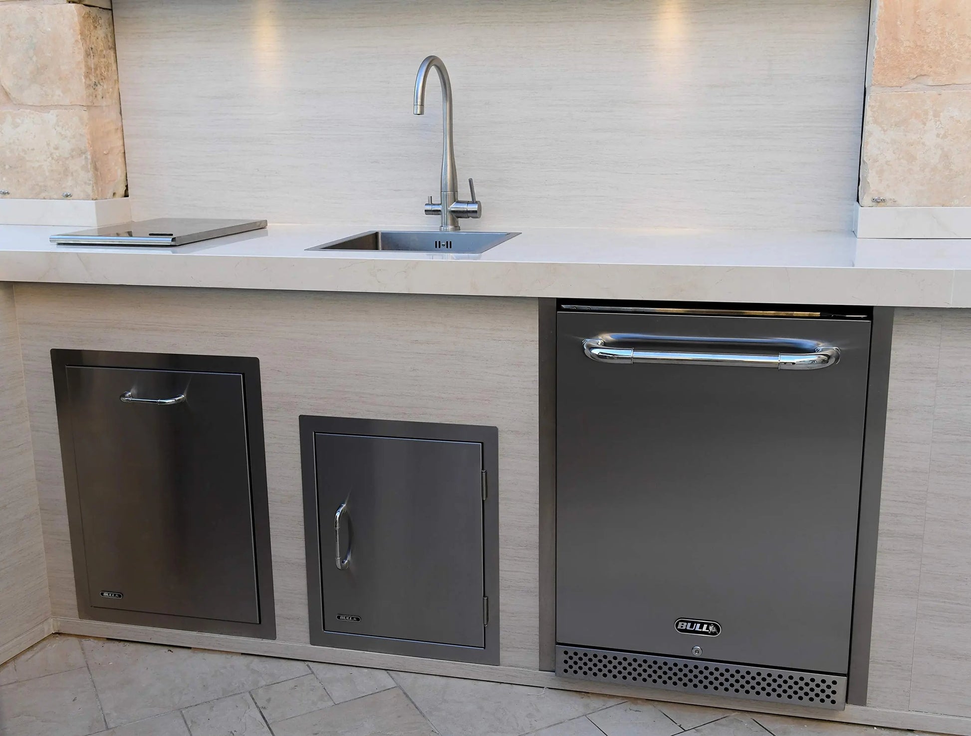 Bull Outdoor Products 13700 Series II Outdoor Refrigerator, Stainless Steel Bull Outdoor Products