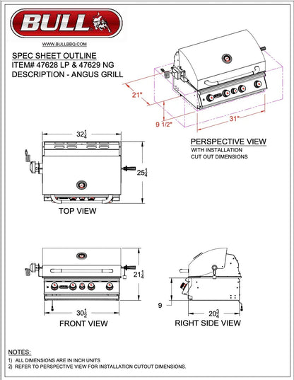 Bull Grill Heads Bull